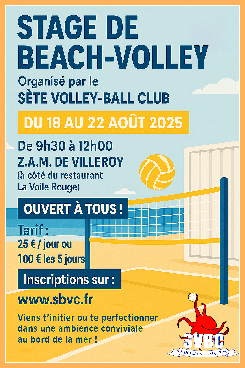 affiche stage 2025